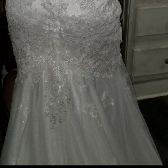 👰👗Lace Trumpet/Mermaid Wedding Dress - Picture 8 of 9